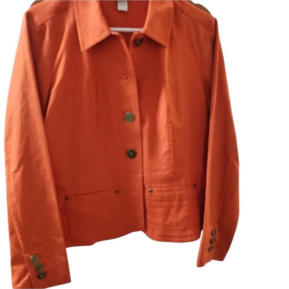 Chriistopher and Banks Casual orange jacket PM - Picture 1 of 6
